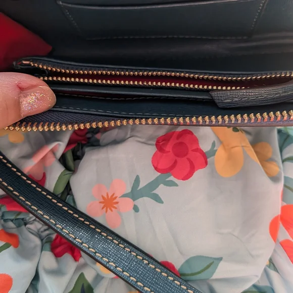 Dooney & Bourke Blue Handbag - Picture 4 of 5
